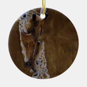 Giraffenverzierung Keramikornament