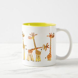 Giraffes de Dessin : La Mug De Troupeau