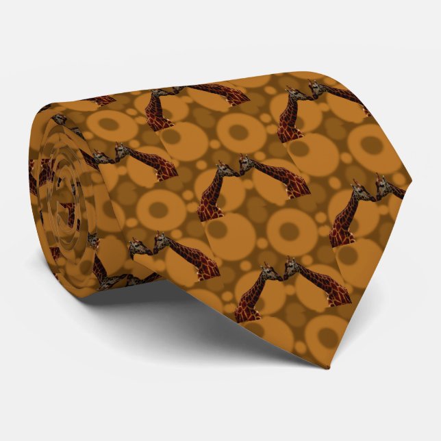 Giraffes funky, Cravate (Roulé)