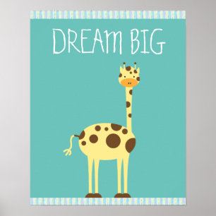 Giraffı Poster de la chambre pour enfants
