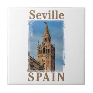 Giralda Glockenturm, Sevilla, Spanien Fliese