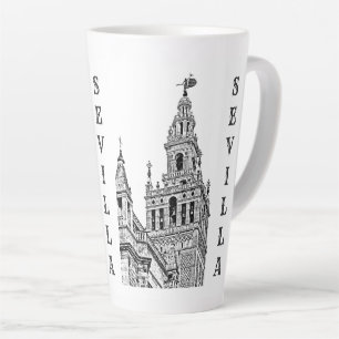 Giralda Sevilla Kathedrale. Andalusien, Spanien. Milchtasse