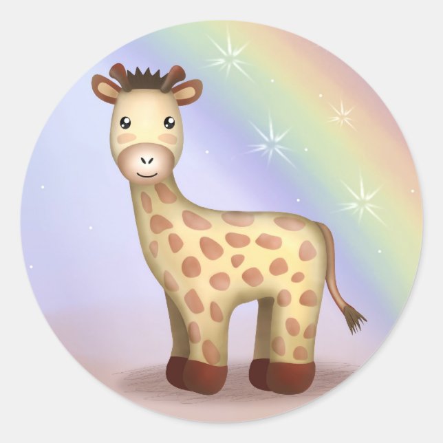 Giraldo die Giraffe - Stickers (Vorderseite)