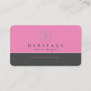 Giralrosa Berufliche Social-Media-Logo Visitenkarte