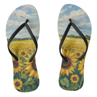 girasol flip flops