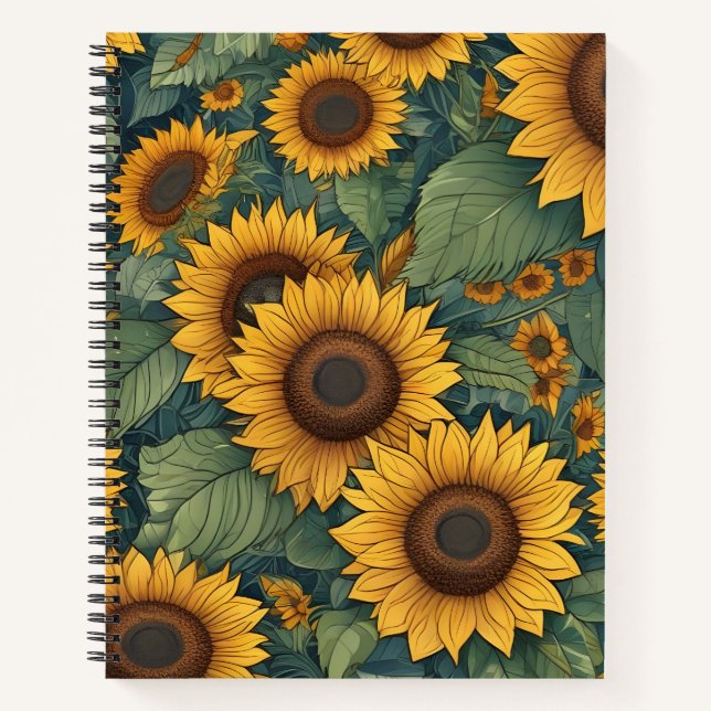 Girasoles Notizbuch (Vorderseite)