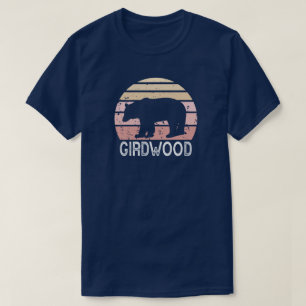 Girdwood Alaska Retro Bear T-Shirt