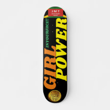 GIRIL POWER IN IHREM GESICHT 7 3/4" Skateboard Dec