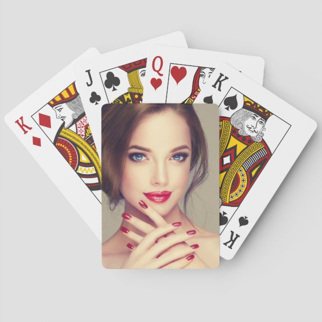 Girl-Abspielkarte Spielkarten (Rückseite)