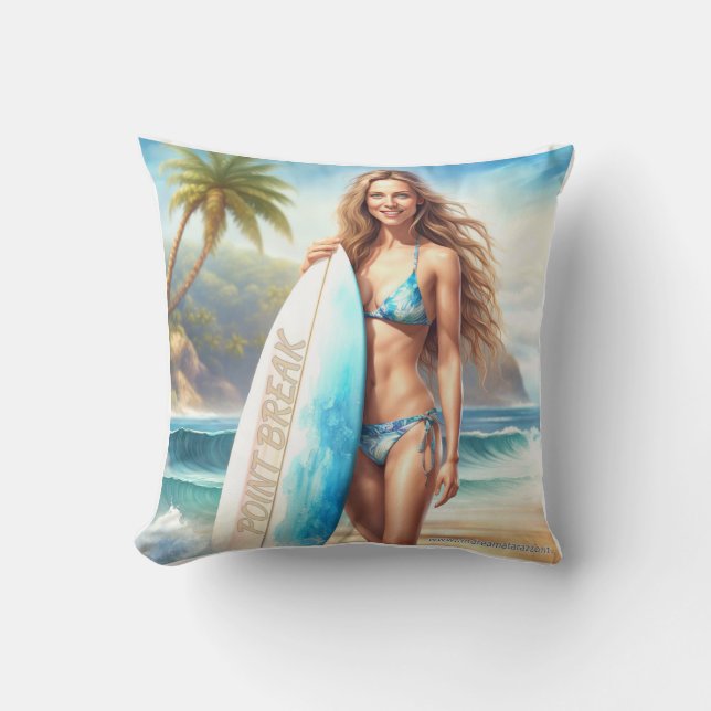 Girl Action Point Break Kissen (Vorderseite)