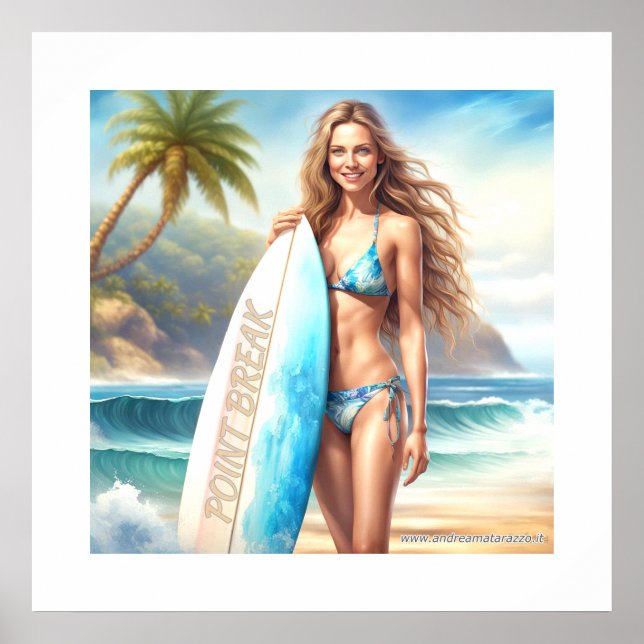 Girl Action Point Break Poster (Vorne)