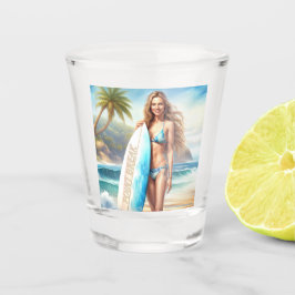 Girl Action Point Break Schnapsglas