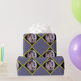 girl and horse story book in diamond geschenkpapier