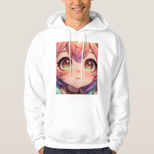 Girl Anime Hoodie (Vorderseite)