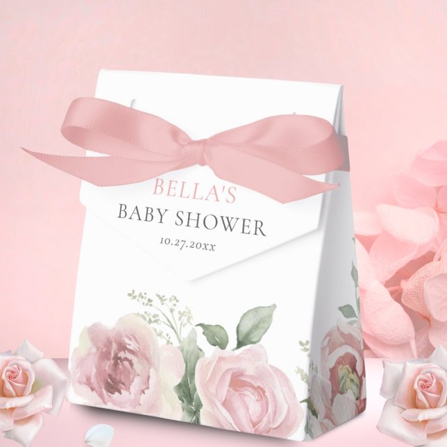 Girl Baby in Bloom Baby Dusche Danke Geschenkschachtel (Von Creator hochgeladen)