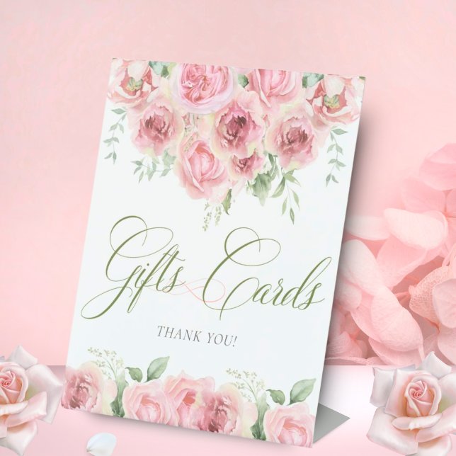 Girl Baby in Bloom Baby Dusche Geschenke und Karte Sockelschild (Von Creator hochgeladen)