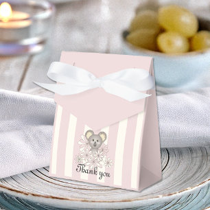 Girl-Babydusche  Kindergeburtstag Danke, Pink Geschenkschachtel