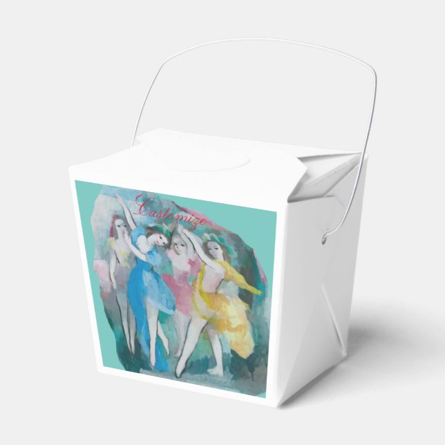 Girl Ballerina Dancers Thunder_Cove Geschenkschachtel (Vorderseite)