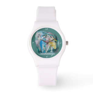 Girl Ballerina Tänzer Thunder_Cove Armbanduhr