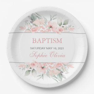 Girl Baptism Party - Geschirr Pappteller