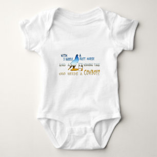 GIRL BARREL RACING BABY STRAMPLER