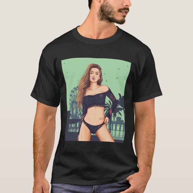 Girl Beach GTA T-Shirt (Vorderseite)