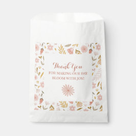 Girl Birthday Pink Pastel Wildblume Geschenktütchen