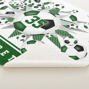 Girl-Black-Sport-Fußball-Stars Sherpadecke