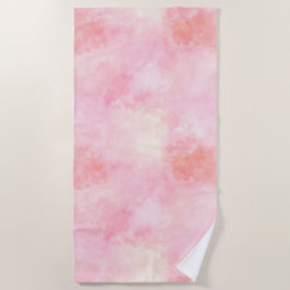 Girl Blush Pink Gefärbte Krawatte Strandtuch