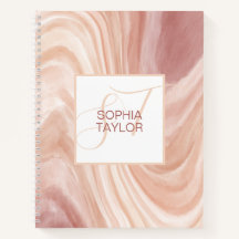 Girl Blush Pink Monogram Personalisiert Ihren Name