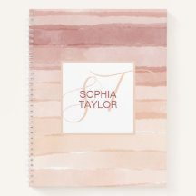 Girl Blush Pink Monogram Personalisiert Ihren Name