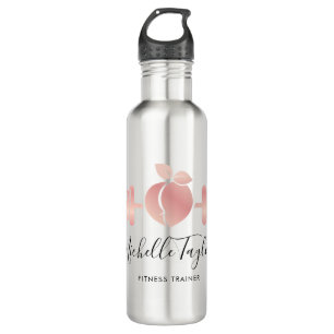 Girl Blush Rose Gold Fitness Trainer Business Car Edelstahlflasche