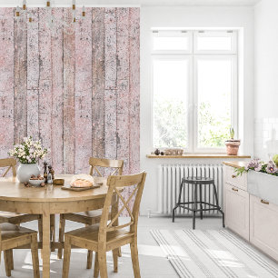 Girl Blush Rustikaler Rosa Glitzer Holz Tapete
