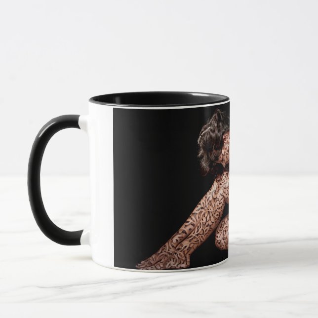 Girl Body Abstrakte Girl-Modell Tasse (Links)
