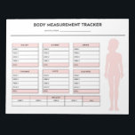 Girl Body Measurements Weight Loss Tracker Goal Notizblock<br><div class="desc">Girl Body Measurements Weight Loss Tracker Goal Notepad. Log your progress each week with this body measurement tracker notepad. Pink version.</div>