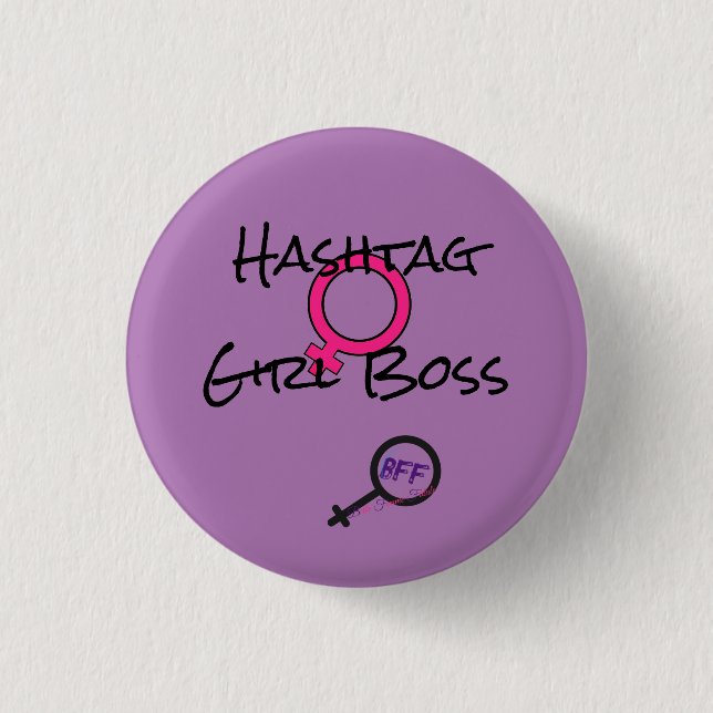 Girl Boss Button (Vorderseite)