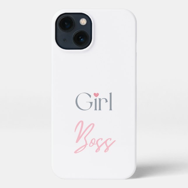 Girl Boss Design iPhone Case Geschenk Hülle (Rückseite)