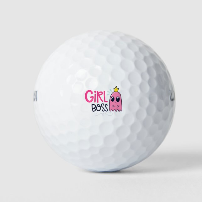 Girl Boss Golfball (Vorderseite)