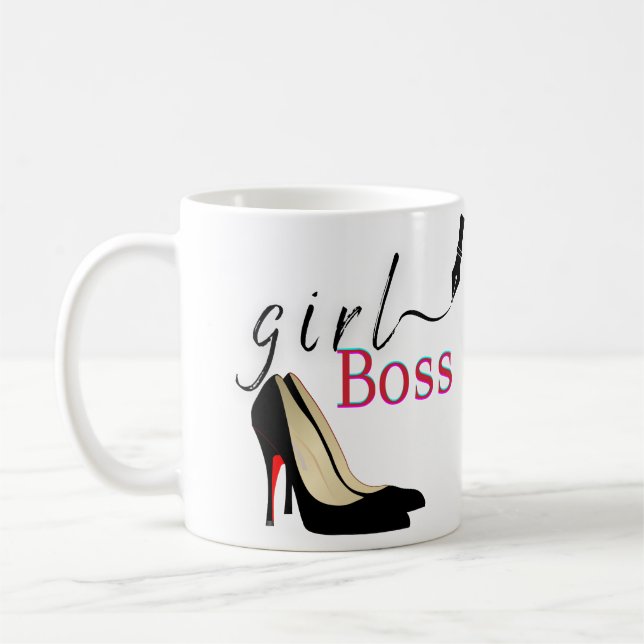 Girl Boss-Kaffee Kaffeetasse (Links)