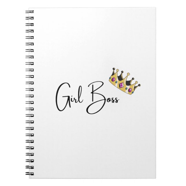 Girl Boss Notebook Notizblock (Vorderseite)