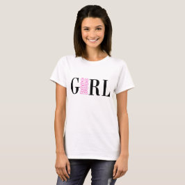 Girl Boss Pink Black T-Shirt