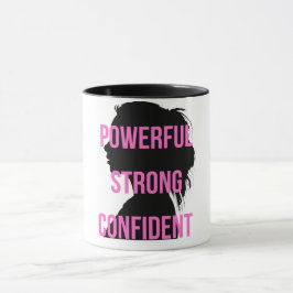 Girl Boss Pink Black Tasse