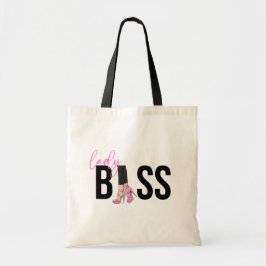 Girl Boss Pink Black Tragetasche
