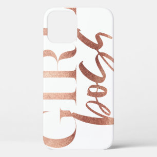 Girl Boss   Rose Schwarzer Text   Case-Mate iPhone Hülle