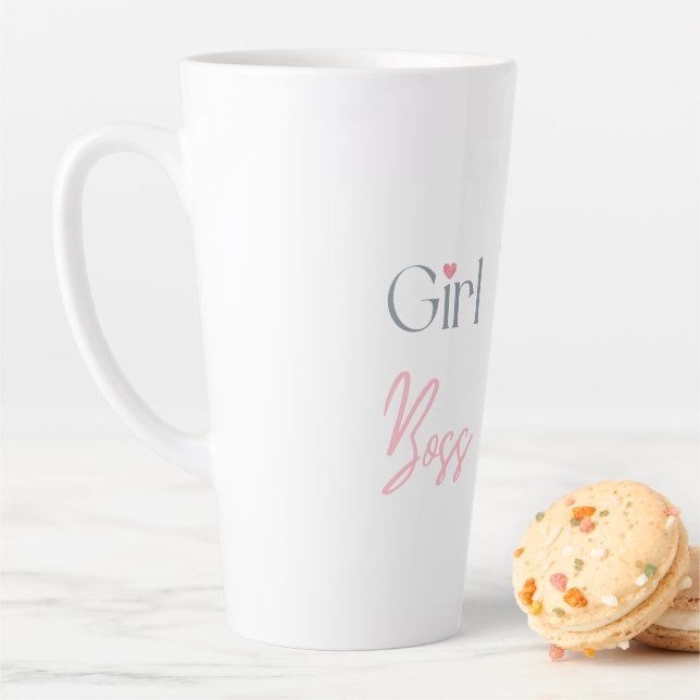 Girl-Boss-Textdesign für Kaffee oder Tee Milchtasse (Beispiel)