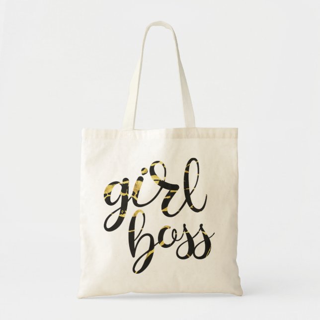 Girl Boss Tote Bag Tragetasche (Vorne)