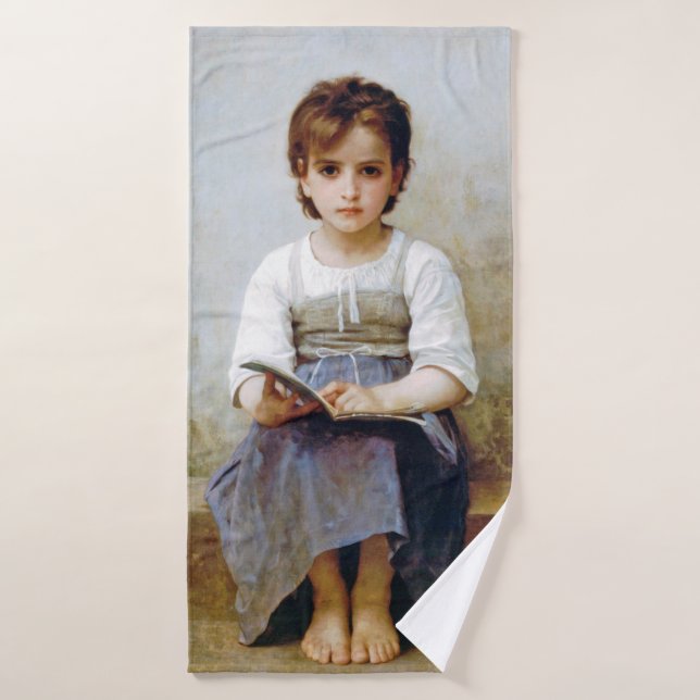Girl, Bouguereau Badehandtuch (Badehandtuch)