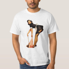 Girl-Button-Up-Vintager T - Shirt