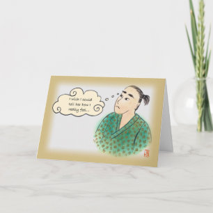 Girl Card für japanische Typ-Lieben Karte