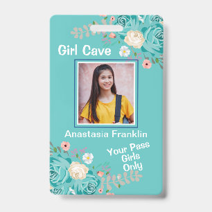 Girl Cave Fun Kind Pass Foto Personalisieren ID  Ausweis